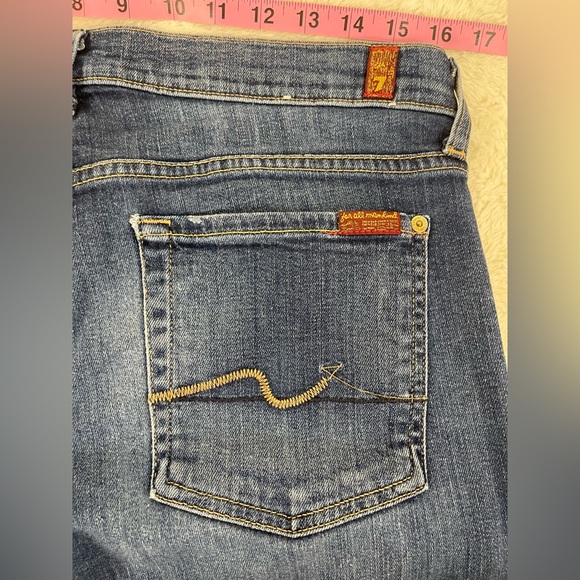 7 For All Mankind Denim - 7 For All Mankind Roxanne Jeans Size 31 Blue Medium Wash Denim